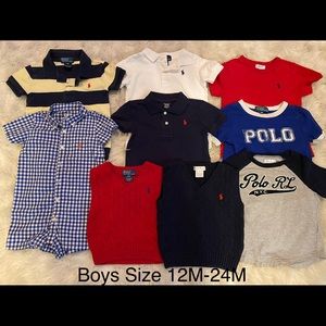 Ralph Lauren Polo Boys Clothing Lot Size 12M-24M